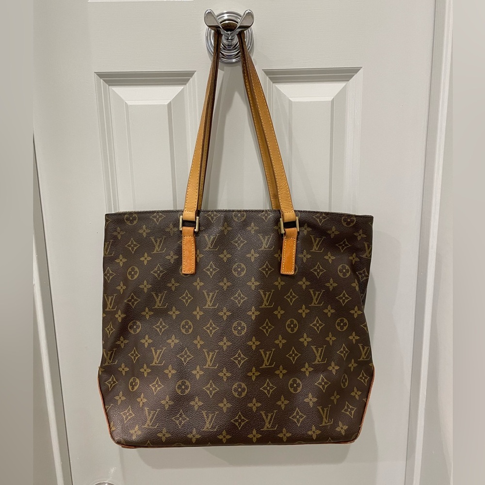 Authentic Louis Vuitton Monogram Cabas Piano Tote Bag